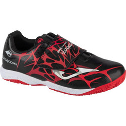 Joma Super Copa Jr 2501 TF SCJS2501INV Παιδικά Ποδοσφαιρικά Παπούτσια με Σχάρα Μαύρα Κόκκινα