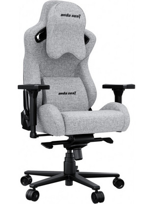 Anda Seat Dark Knight Pro Καρέκλα Gaming Υφασμάτινη Γκρι AD12YXL-17-G-F-G01