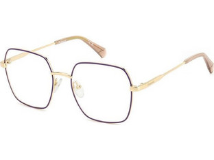 Polaroid Eyewear PLDD530 S9E Γυναικείος Σκελετός Γυαλιών Οράσεως Μεταλλικός Χρυσός Μαύρος
