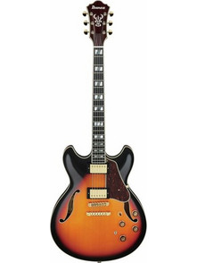 Ibanez AS113 Ηλεκτρική Κιθάρα 4/4 Hollow με Μαγνήτες HH & Ταστιέρα Ebony Brown Sunburst
