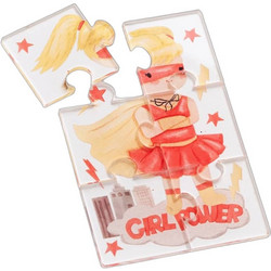 Parisis Μπομπονιέρα Βάπτισης Puzzle Super Girl από Plexiglass 03143101