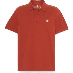 Timberland Ανδρική Μπλούζα Polo Κοντομάνικη Κόκκινη TB0A6VDPEOD