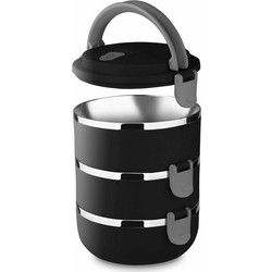 Tadar Δοχείο Φαγητού Θερμός Inox 1.2lt Μαύρο