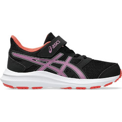 ASICS Jolt 4 PS Παιδικά Αθλητικά Παπούτσια για Τρέξιμο Μαύρα Ροζ Κοραλί 1014A299-012