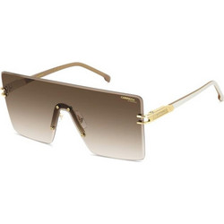 Carrera CA1075S VVPHA Γυναικεία Γυαλιά Ηλίου Μάσκα Μεταλλικά Διαφανή με Καφέ Degradee Φακό