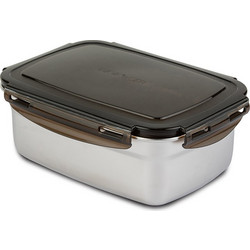 Nava Acer Δοχείο Φαγητού Inox 1.35lt Ασημί Γκρι