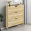 Woodwell Παπουτσοθήκη Ξύλινη Sonoma M80xΠ17xY115cm Ε8330,3