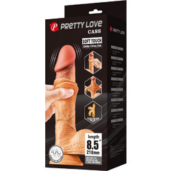 Pretty Love Cass Ρεαλιστικός Δονητής 21.8cm Flesh