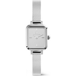 Daniel Wellington Quadro Mini Γυναικείο Ρολόι με Ασημί Μεταλλικό Μπρασελέ DW00100800