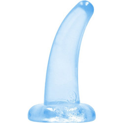 Shots RealRock Non Realistic Dildo με Βεντούζα 12cm Μπλε