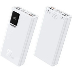 Wekome WP-93 Power Bank 20000mAh 27W με 4 Θύρες USB-A & Θύρα USB-C Power Delivery White