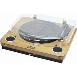 Aiwa GBTUR 120 GBTUR120WD Πικάπ με Ηχεία Bluetooth & USB Brown