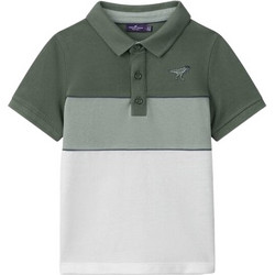 Sergent Major Παιδικό Polo Κοντομάνικο Χακί Πράσινο Mint Λευκό 25E3PG91POL