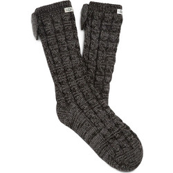 UGG Laila Fleece Γυναικείες Κάλτσες Ανθρακί 1113637-CHRS
