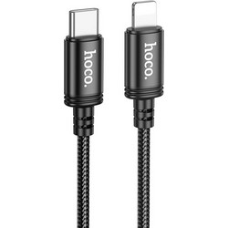Hoco X89 Braided USB-C to Lightning Cable 20W 1m Black 6931474784308