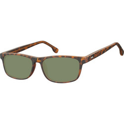 Sunoptic SGCP122C Ανδρικά Γυαλιά Ηλίου Τετράγωνα Ταρταρούγα με Πράσινο Φακό