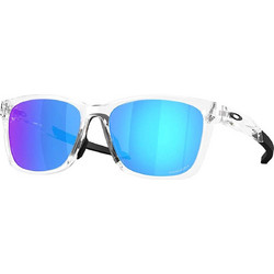 Oakley OO9506D-07 Ανδρικά Γυαλιά Ηλίου Τετράγωνα Κοκάλινα Διαφανή με Μπλε Καθρέπτη Φακό