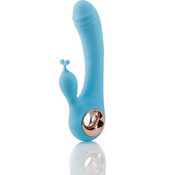 Zenn The Perfect Shape Δονητής Rabbit 19cm Μπλε