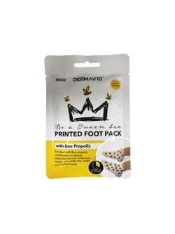 Derma V10 Be a Queen Bee Ενυδατική Μάσκα Ποδιών