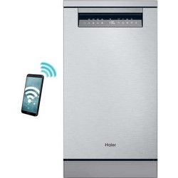Haier XF1C3TB1FX Ελεύθερο Πλυντήριο Πιάτων για 11 Σερβίτσια 44.8cm με Wi-Fi Λευκό