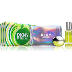 DKNY Be Delicious Eau de Parfum 100ml + Body Mist 125ml + Toiletry Bag