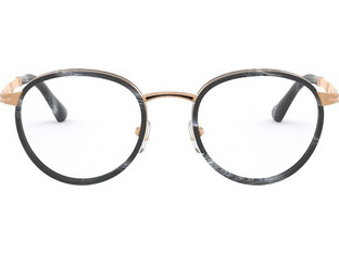Persol PO2468V-1080 Ανδρικός Σκελετός Γυαλιών Οράσεως Μεταλλικός Χρυσός Μαύρος