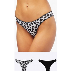 Minerva Βαμβακερά Γυναικεία Brazil 2Pack 90-81344-BLK/WHT