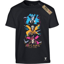 Takeposition Arcane league of legent Παιδικό T-Shirt Κοντομάνικο Μαύρο 806-4777