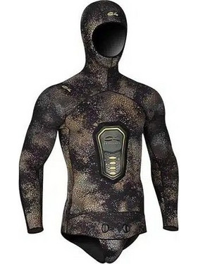 C4 Camo Skin Med Σακάκι Κατάδυσης Neoprene με Επιστήθιο για Ψαροντούφεκο 3mm