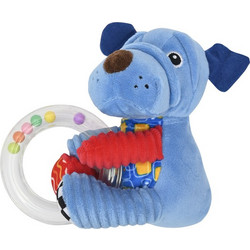 Lorelli Dog Blue Υφασμάτινη Κουδουνίστρα για Νεογέννητα 10191370004