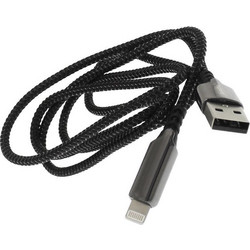Remax RC-123i Braided USB-A to Lightning Cable 1m Black