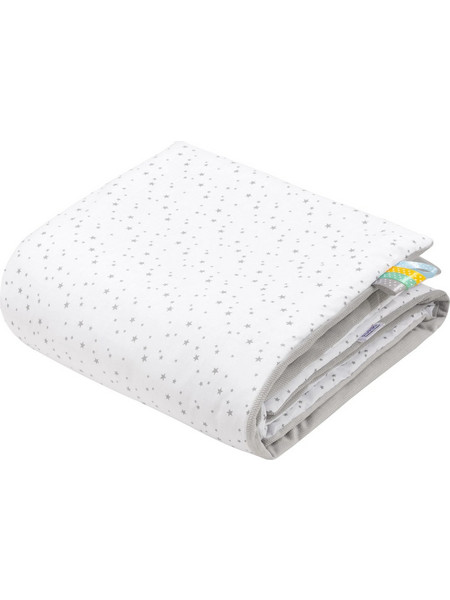Jukki Twinkle Stars Κουβέρτα Αγκαλιάς Βελουτέ 75x100 Λευκή