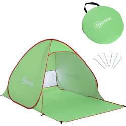 Outsunny Τέντα Παραλίας Pop Up Lime 200x150x119cm A20-036GN