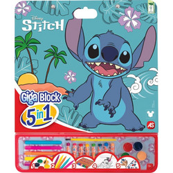 AS Company Disney Stitch Σετ Ζωγραφικής 41.2x1.4x35cm 21τμχ 1023-62756