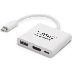 SAVIO AK-48 USB-C Docking Station με HDMI PD