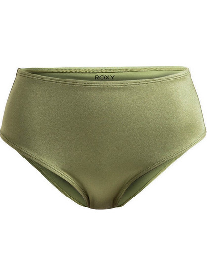 Roxy Ψηλόμεσο Bikini Slip Χακί ERJX405001