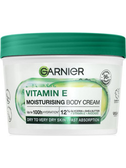 Garnier Super Food Vitamin E Ενυδατική Κρέμα Σώματος 380ml