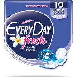 EveryDay Fresh Super Ultra Plus Σερβιέτες με Φτερά για Αυξημένη Ροή 6 Σταγόνες 10τμχ