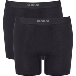 Sloggi Ever Ease Ανδρικά Μποξεράκια Σετ 2Pack Μαύρα 10222372-0004M