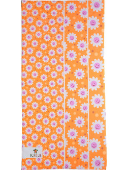Tortue Flower Smiles Παιδική Πετσέτα Θαλάσσης Πορτοκαλί 70x140cm S5-230-100