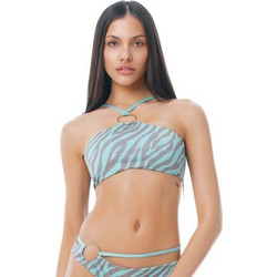 Bluepoint Bikini Top Μπουστάκι Animal Print Τιρκουάζ 25066001-09