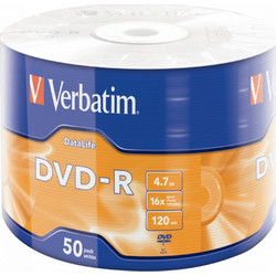 Verbatim 43791 Εγγράψιμα DVD-R 16x 4.7GB 50τμχ