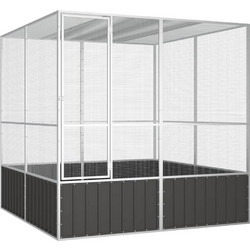 vidaXL Κλουβί Πτηνών Ανθρακί 217.5x213.5x211.5cm 171549