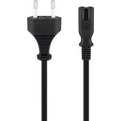 Goobay 95039 Καλώδιο Τροφοδοσίας Euro to IEC C7 5m