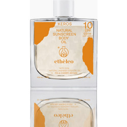 Etheleo Keros Λάδι Μαυρίσματος Σώματος SPF10 100ml