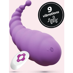 Crushious Cocoon Vibrating Egg Δονητής Egg για Ζευγάρια με Τηλεχειριστήριο 8.5cm Μωβ
