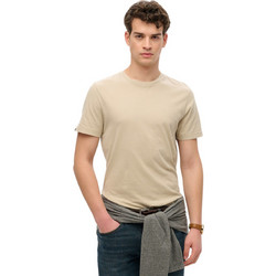 Superdry Classic Ανδρικό Αθλητικό T-Shirt Εκρού M1012226A-8MB