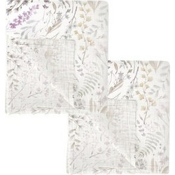 BimbiDreams Niza Πάνες Αγκαλιάς από Μουσελίνα Λευκές 60x60cm 2τμχ