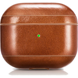 iCarer Vintage Θήκη Δερμάτινη για Apple AirPods 3 Καφέ