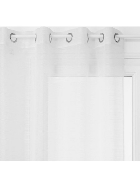 Atmosphera Κουρτίνα Παραθύρου με Τρουκς 140x240 Louis Λευκή